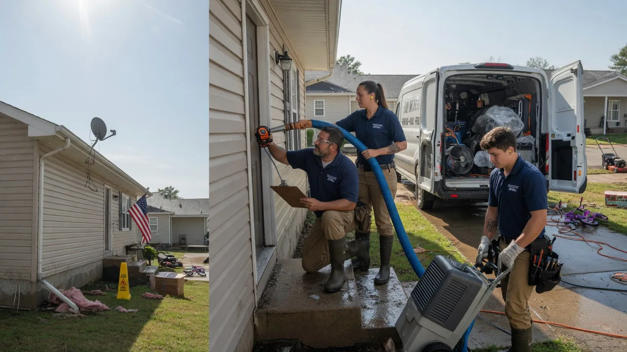 Ceiling Water Damage Restoration in Granville, IA near me